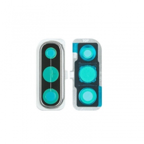 Samsung A505 Galaxy A50 2019 / A705 Galaxy A70 2019 camera glas (zilverachtig)