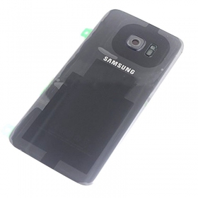Samsung G935F Galaxy S7 Edge achterkant (zwart) (gebruikt grade A, origineel)