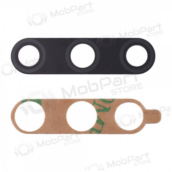 Huawei P40 Lite E camera glas (zwart)