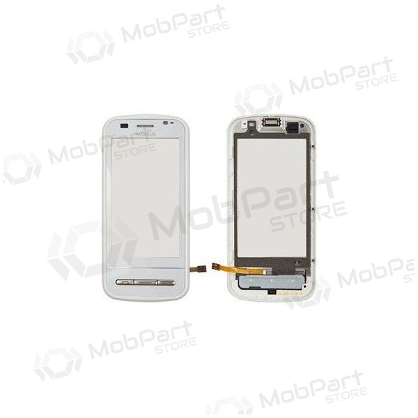Nokia c6-00 touchscreen (met een frame) (wit)