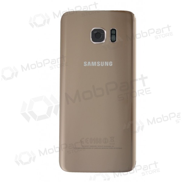 Samsung G935F Galaxy S7 Edge achterkant (gouden) (gebruikt grade B Platinum, origineel)