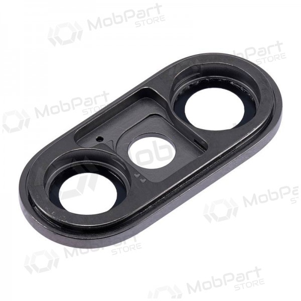 Apple iPhone XS / XS Max camera glas (zwart) (met een frame)