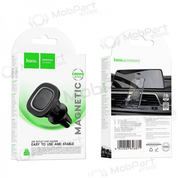 Autotelefoonhouder Hoco H72 (air vent) zwart