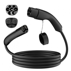 Elektromobilio oplaadkabel Tesla NACS - Type 2, 32A, 7.2kW, 1-fazė, 5m