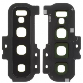 Samsung G975 Galaxy S10+ camera glas zwart (Prism Black)