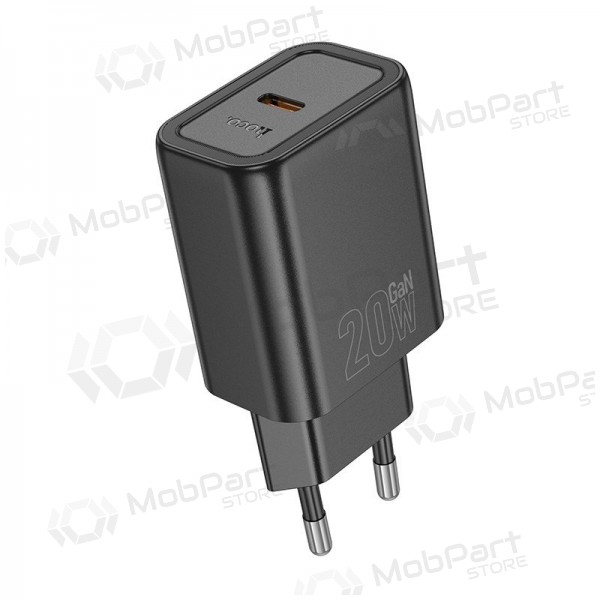 Telefoonoplader Hoco N60 20 W GaN USB-C zwart