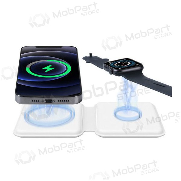 Lader draadloze 2in1 Smart Phone, Watch (wit)