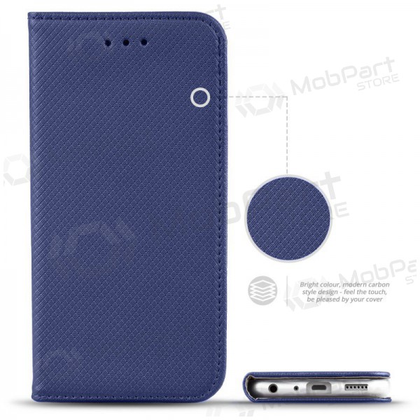 Apple iPhone 12 mini hoesje -Smart Magnet- (donkerblauw)