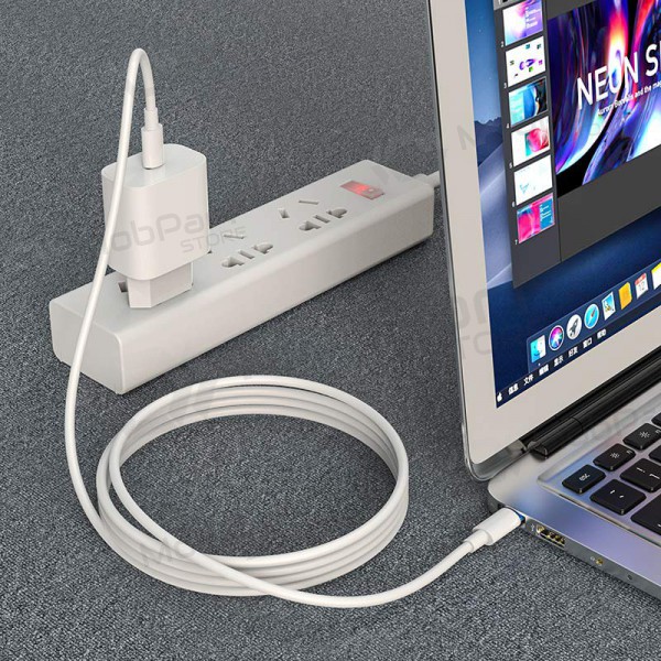 USB-kabel Hoco X51 Type-C - Type-C 20V 5A 100W 2.0m (wit)