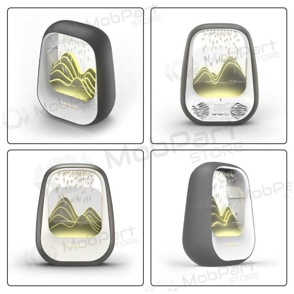 Ontspannende bluetooth-luidspreker met RGB-verlichting Relaxing Rain zwart