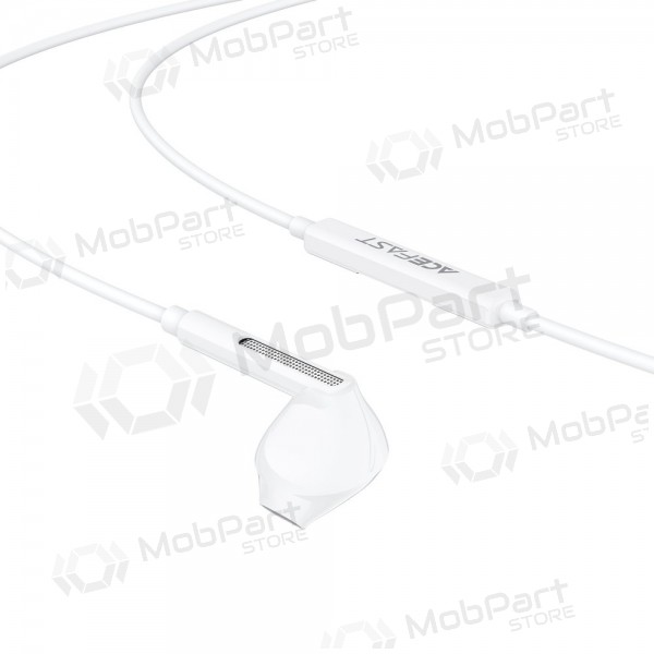 USB-C oortelefoons Acefast L13 wit