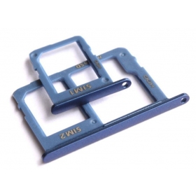 Samsung A605 Galaxy A6+ 2018 SIM-kaarthouder (2stuks) (blauw)