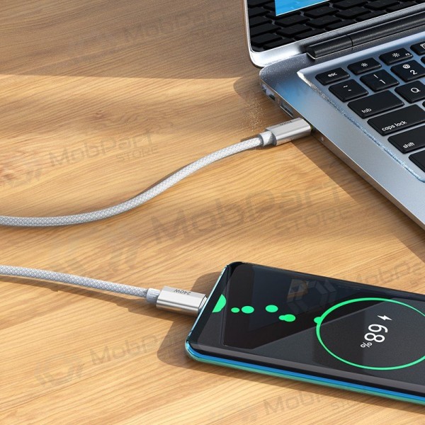 USB-C kabel Hoco U134 USB-C naar USB-C 1.8 m 240 W zwart