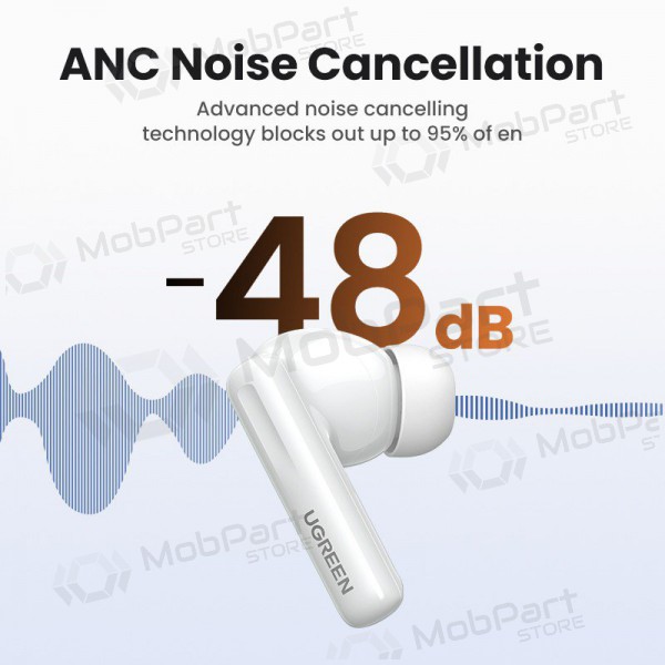 Draadlozes ausinės Ugreen WS200 HiTune T6 Active Noise-Cancelling Earbuds