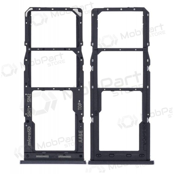 Samsung Galaxy A125 A12 / A127 A12S SIM-kaarthouder (zwart) (service pack) (origineel)