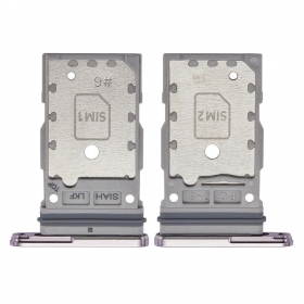 Samsung S918 Galaxy S23 Ultra Dual SIM-kaarthouder (levandos)