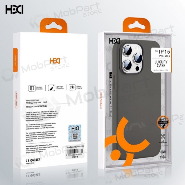 Hoesje HDD Silicone MagSafe Case Apple iPhone 16 tamsiai grijs