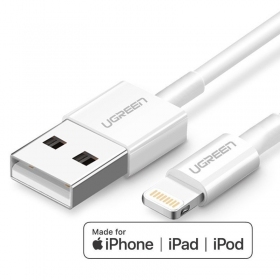 USB kabel Ugreen US155 MFi USB to Lightning 2.4A 2.0m wit