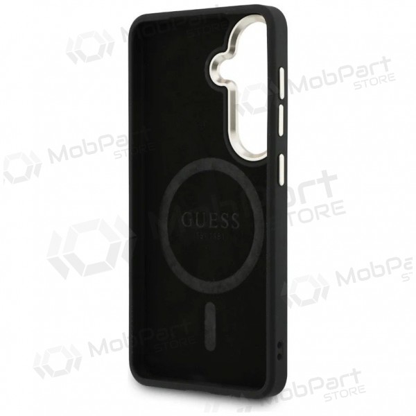 Samsung Galaxy S26 hoesje - Guess PU Leather 4G Gold Frame Magnetic (bruin)