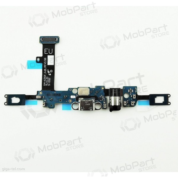 Samsung A310 Galaxy A3 (2016) oplaadconnector en microfoon