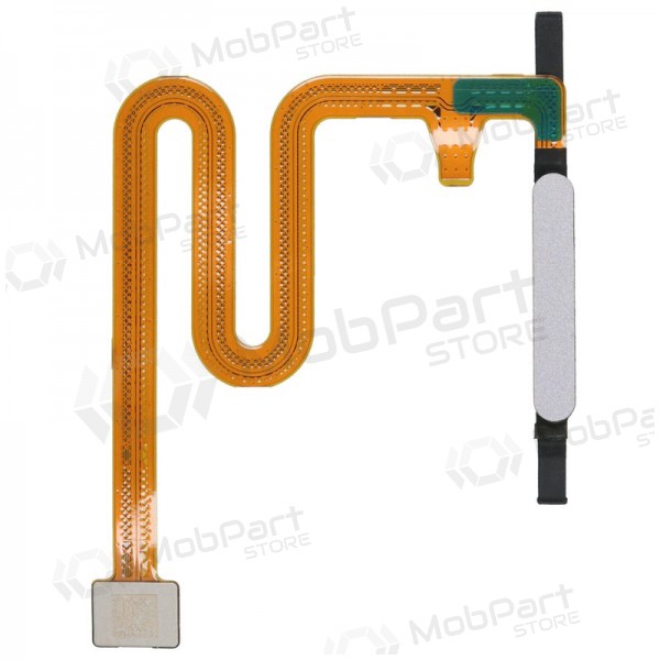 Samsung A145 Galaxy A14 4G connector fingerprint (zilverachtig) (service pack) (origineel)