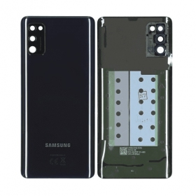 Samsung A415 Galaxy A41 2020 achterkant (zwart) (gebruikt grade B, origineel)