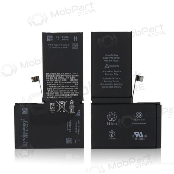 Apple iPhone X batterij, akumuliatorius (2716mAh)