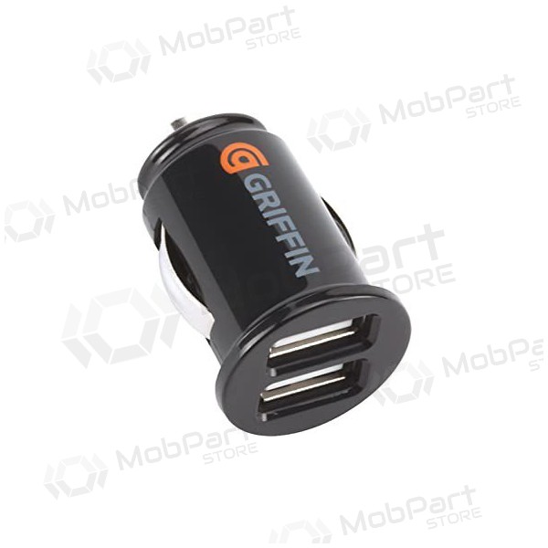 Autolader GRIFFIN (2xUSB 1A) (zwart)