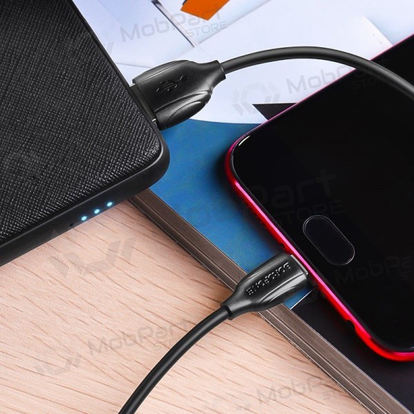 Micro USB-kabel Borofone BX19 USB-A naar Micro USB 1 m zwart