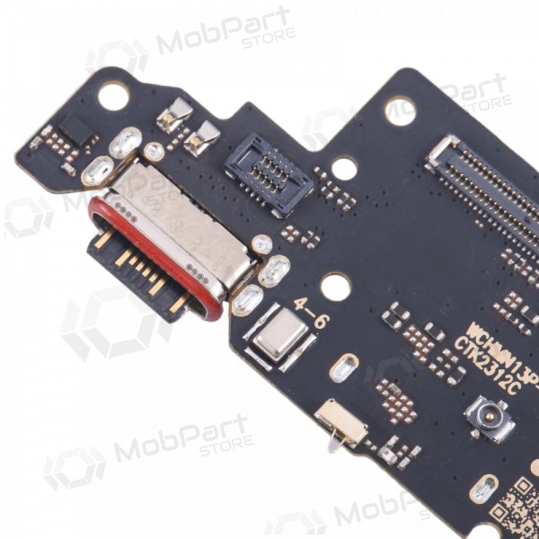 Xiaomi Redmi Note 13 Pro 5G, Poco X6 5G oplaadconnector en microfoon (service pack) (origineel)