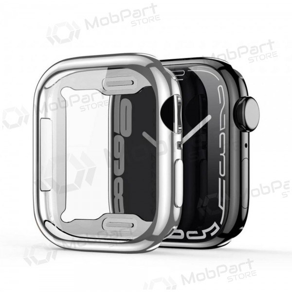 Apple Watch 44mm LCD schermbeschermer / hoesje - Dux Ducis Samo - (zilver)