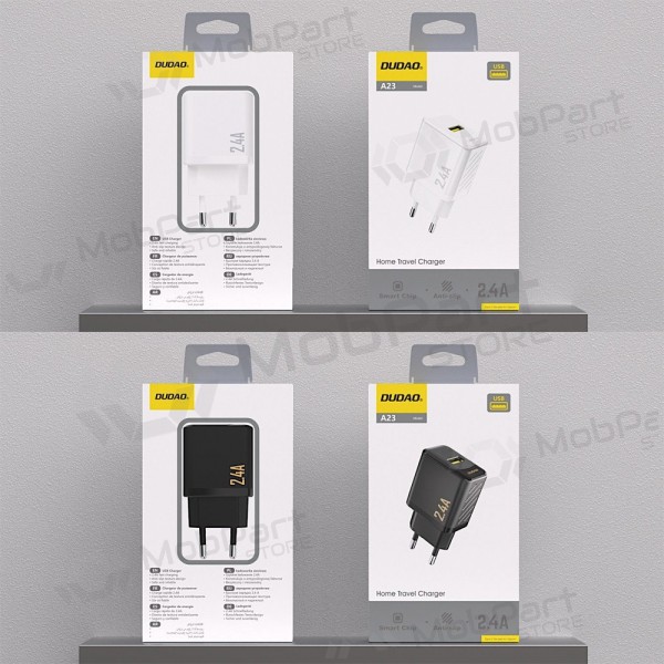 Telefoonoplader Dudao A23 12 W USB-A wit