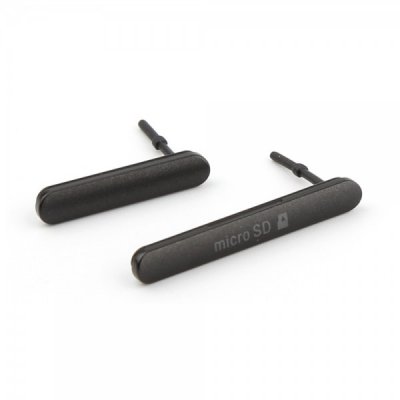 Sony Xperia M4 Aqua E2303 / Xperia M4 Aqua E2306 / Xperia M4 Aqua E2353 microSD en SIM side covers (zwart)