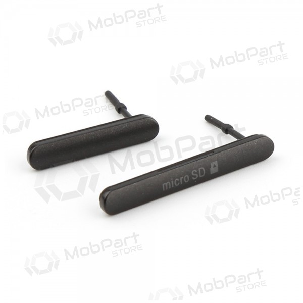 Sony Xperia M4 Aqua E2303 / Xperia M4 Aqua E2306 / Xperia M4 Aqua E2353 microSD en SIM side covers (zwart)