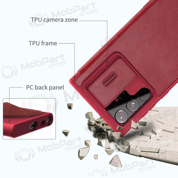 Samsung Galaxy S23 FE hoesje -Nillkin Leather- (rood)