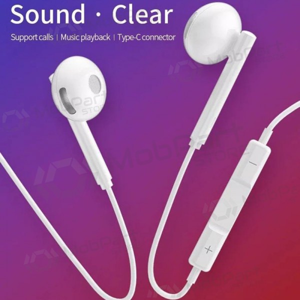 Handsfree HOCO L10 Type-C (Wit)