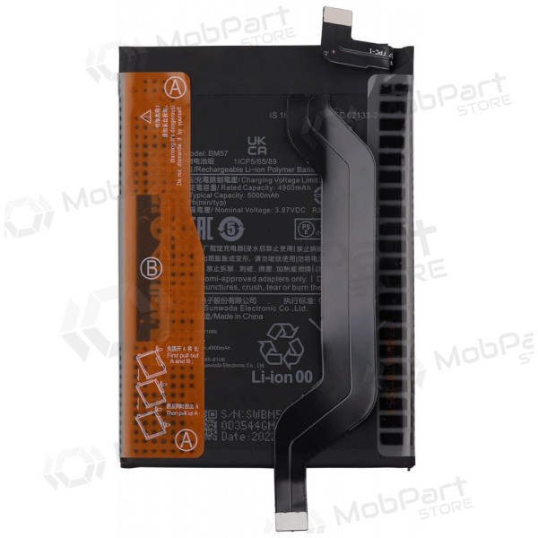 Xiaomi Redmi Note 10 Pro (China region), Poco X3 GT batterij, akumuliatorius (BM57) (origineel)