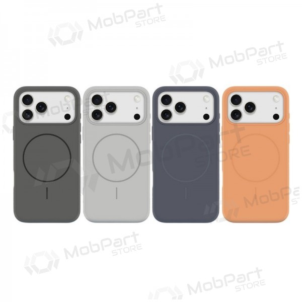 Apple iPhone 17 Pro Max, 18 Pro Max hoesje - X-Level Fluid Skin MagSafe (grijs)