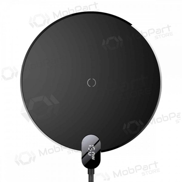 Lader draadloze Baseus Digital LED Display Gen2 15W CCED000001 (zwart)