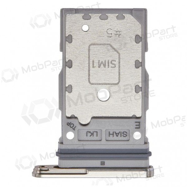 Samsung S918 Galaxy S23 Ultra Dual SIM-kaarthouder (Cream Beige) (service pack) (origineel)