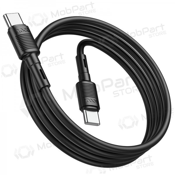 USB kabel Hoco X83 60W Type-C to Type-C 1.0m zwart