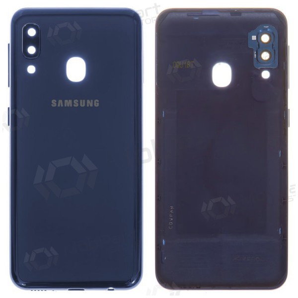 Samsung A202 Galaxy A20e 2019 achterkant (blauw) (gebruikt grade C, origineel)