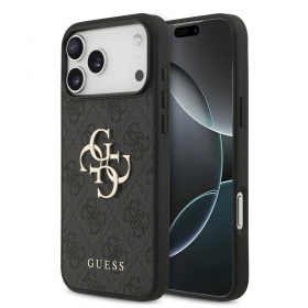 Apple iPhone 17 Pro Max hoesje - Guess PU 4G Metal Logo