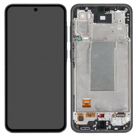 Samsung Galaxy A36 scherm (zwart) (met een frame) (origineel)