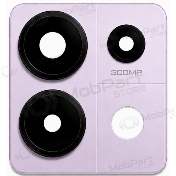 Cameraglas met frame voor Xiaomi Redmi Note 13 Pro 5G (paars)