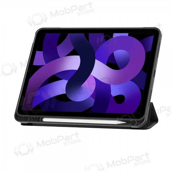 Apple iPad Air (2020, 2022, 2024, 2025, 2026) hoesje - Tech-Protect SmartCase Pen Holder (zwart)