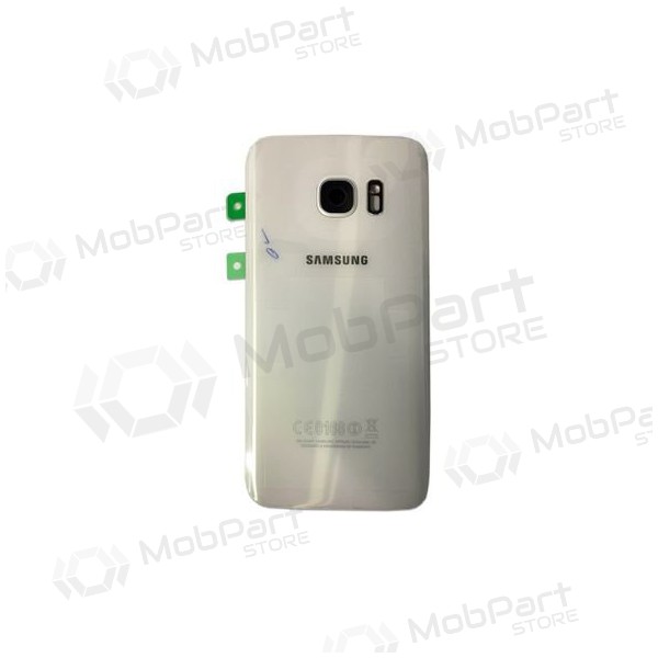 Samsung G935F Galaxy S7 Edge achterkant (wit) (gebruikt grade B, origineel)