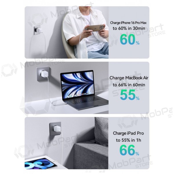Lader Joyroom JR-TCG15 30W GaN USB-C wit