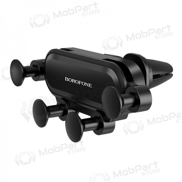 Automobilinis Universeel telefono laikiklis Borofone BH19 mounted on ventilation grilles, zwart