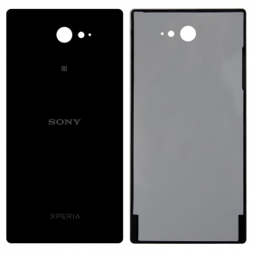 Sony Xperia M2 D2303 / Xperia M2 Aqua D2403 achterkant (zwart) (gebruikt grade A, origineel)